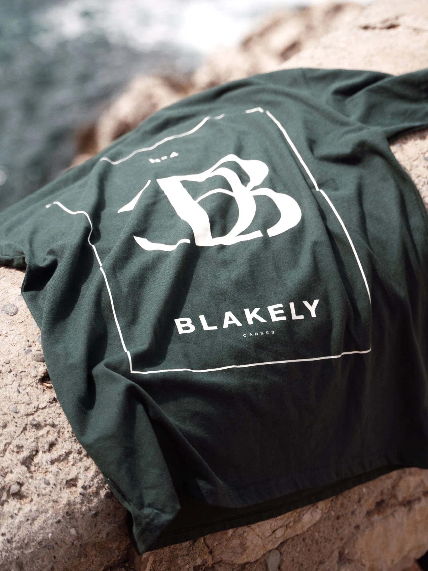 Riviera Initial Relaxed T-Shirt - Dark Green 8 Riviera Initial Relaxed T-Shirt - Dark Green - Image 6