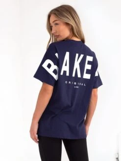 Isabel Oversized T-Shirt - Dark Navy -Cheap Clothing Store 196IW NAVYD 3