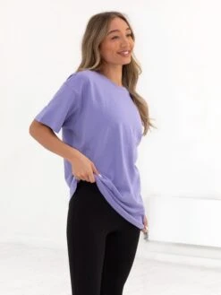 Isabel Oversized T-Shirt - Violet -Cheap Clothing Store 196IW VIOLETD 1