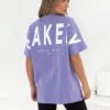Isabel Oversized T-Shirt - Violet -Cheap Clothing Store 196IW VIOLET LEADD