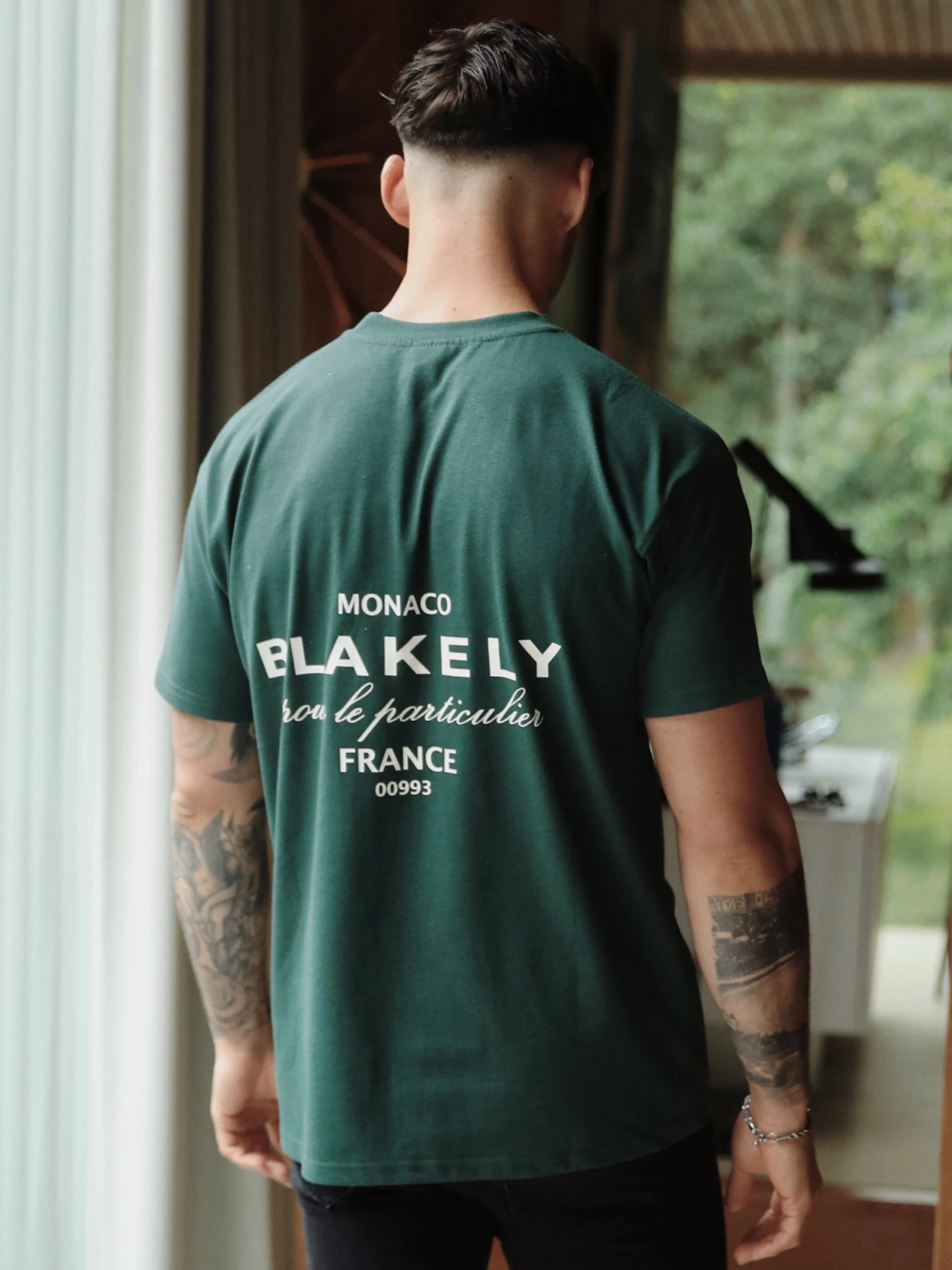 Monaco Relaxed T-Shirt - Dark Green 3 Monaco Relaxed T-Shirt - Dark Green