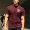 Initial Relaxed T-Shirt - Dark Burgundy 1 Initial Relaxed T-Shirt - Dark Burgundy -Cheap Clothing Store 197CB2DARKBURGUNDY05D1