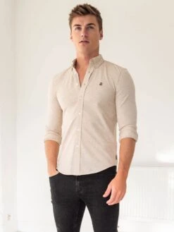 Arlo Soft Stretch Shirt - Sand 12 Arlo Soft Stretch Shirt - Sand -Cheap Clothing Store 2002 sand NewLead