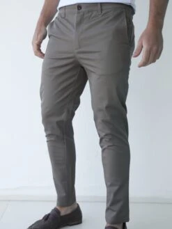 Cavill Slim Fit Tailored Chinos - Khaki Green -Cheap Clothing Store 2009KHAKID 2