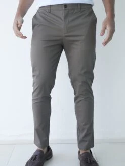 Cavill Slim Fit Tailored Chinos - Khaki Green -Cheap Clothing Store 2009KHAKID 3
