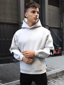 Idris Oversized Hoodie - Stone -Cheap Clothing Store 2011MSTONED 1