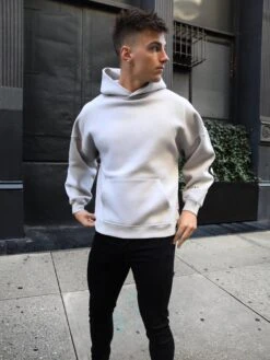 Idris Oversized Hoodie - Stone -Cheap Clothing Store 2011MSTONED 4