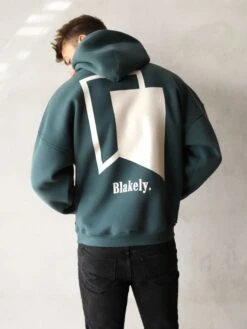 Revolve Relaxed Hoodie - Teal Green -Cheap Clothing Store 2011MTealGreen 05D