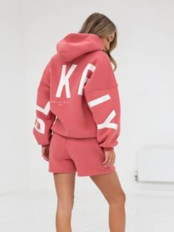 Isabel Oversized Hoodie - Sunrise Coral -Cheap Clothing Store 2011WCoral 01D