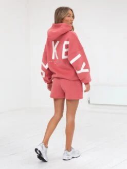 Isabel Oversized Hoodie - Sunrise Coral -Cheap Clothing Store 2011WCoral 04D