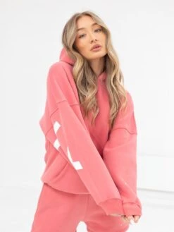 Isabel Oversized Hoodie - Sunrise Coral -Cheap Clothing Store 2011WCoral 05D