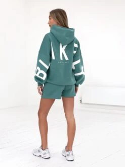 Isabel Oversized Hoodie - Dusty Teal -Cheap Clothing Store 2011WGreen 01D