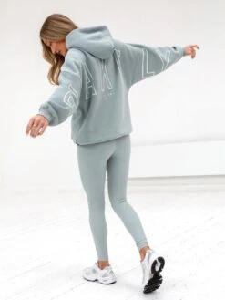 Outline Isabel Oversized Hoodie - Mineral Blue -Cheap Clothing Store 20120LightBlue 03D