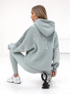 Outline Isabel Oversized Hoodie - Mineral Blue -Cheap Clothing Store 20120LightBlue 07D