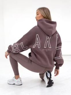 Outline Isabel Oversized Hoodie - Mauve Brown -Cheap Clothing Store 20120LightBrown 07D bc861c7b 8e13 4de7 a049 cf58af0a5a3e