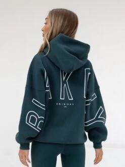 Outline Isabel Oversized Hoodie - Teal Green -Cheap Clothing Store 20120TealGreen 02LEADD