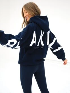 Isabel Oversized Hoodie - Navy Blue -Cheap Clothing Store 2012GnavyD 3