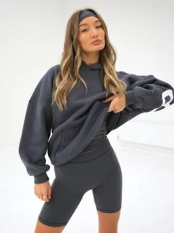 Isabel Oversized Hoodie - Charcoal -Cheap Clothing Store 2012XGREYD 2