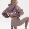 Active Studios Oversized Hoodie - Mauve Brown -Cheap Clothing Store 2015BSLightBrown 03BACKLEADD