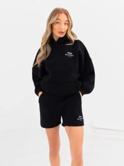 Italia Oversized Hoodie - Black -Cheap Clothing Store 201BWBlack 02D