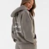 Italia Oversized Hoodie - Stone Grey 1 Italia Oversized Hoodie - Stone Grey -Cheap Clothing Store 201BW GREY LEADD