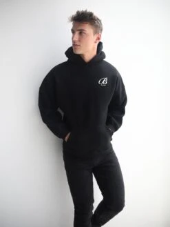 Vita Relaxed Hoodie - Black -Cheap Clothing Store 201IMBlack 04D