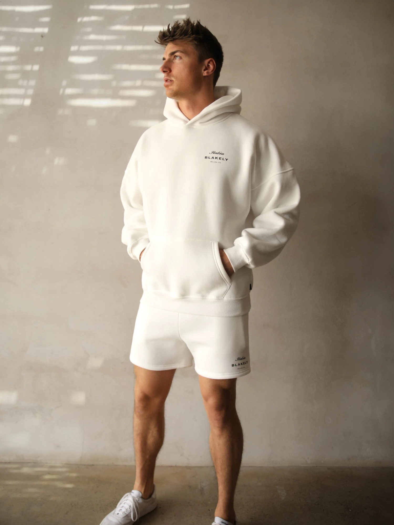 Italia Relaxed Hoodie - Flat White 5 Italia Relaxed Hoodie - Flat White - Image 3