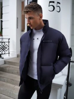 Fallon Coat - Navy -Cheap Clothing Store 2028CoatNavy2D