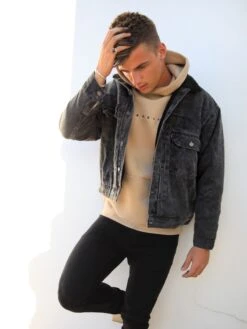 Rapha Denim Jacket - Charcoal -Cheap Clothing Store 2029RAPHACHARCOALD