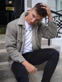 Rapha Denim Jacket - Stone -Cheap Clothing Store 2029RAPHAJACKETSTONED