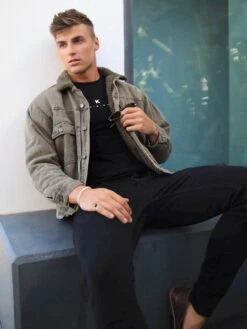 Rapha Denim Jacket - Army Green 16 Rapha Denim Jacket - Army Green -Cheap Clothing Store 2029aRmyGREEN2D 1