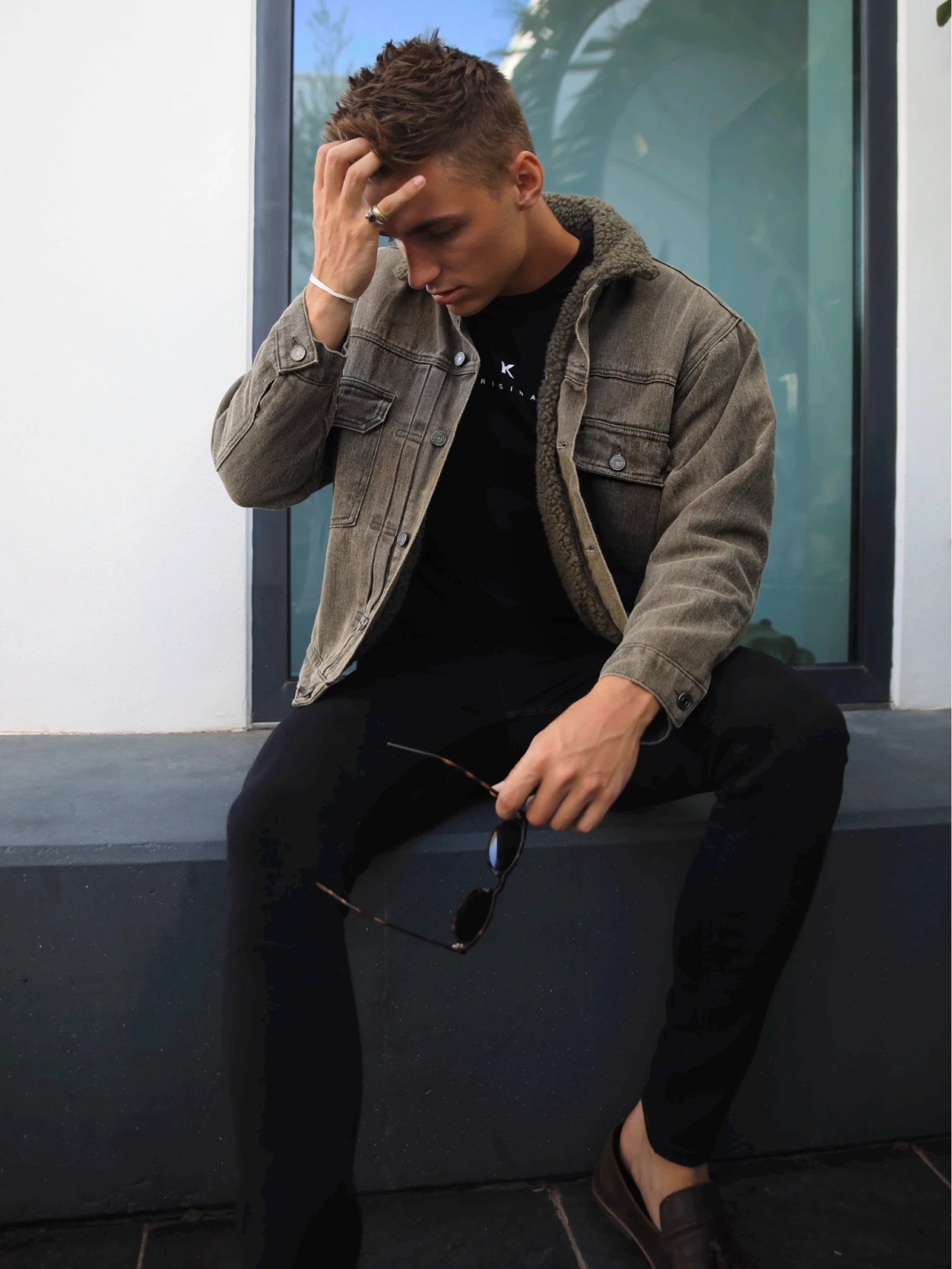 Rapha Denim Jacket - Army Green 4 Rapha Denim Jacket - Army Green - Image 2