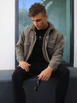 Rapha Denim Jacket - Army Green 18 Rapha Denim Jacket - Army Green -Cheap Clothing Store 2029armyGREEN2D