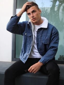 Raleigh Denim Jacket - Blue -Cheap Clothing Store 2030Blue5D