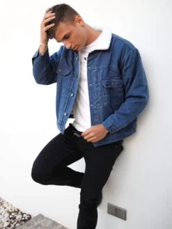 Raleigh Denim Jacket - Blue -Cheap Clothing Store 2030Blue6D