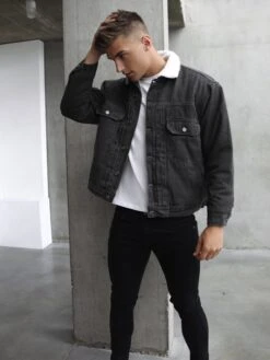 Raleigh Denim Jacket - Grey -Cheap Clothing Store 2030Grey7D