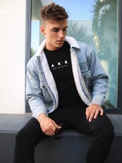 Raleigh Denim Jacket - Light Blue -Cheap Clothing Store 2030LightBlue6D