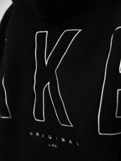 Borg Isabel Oversized Hoodie - Black -Cheap Clothing Store 2035Black 07D