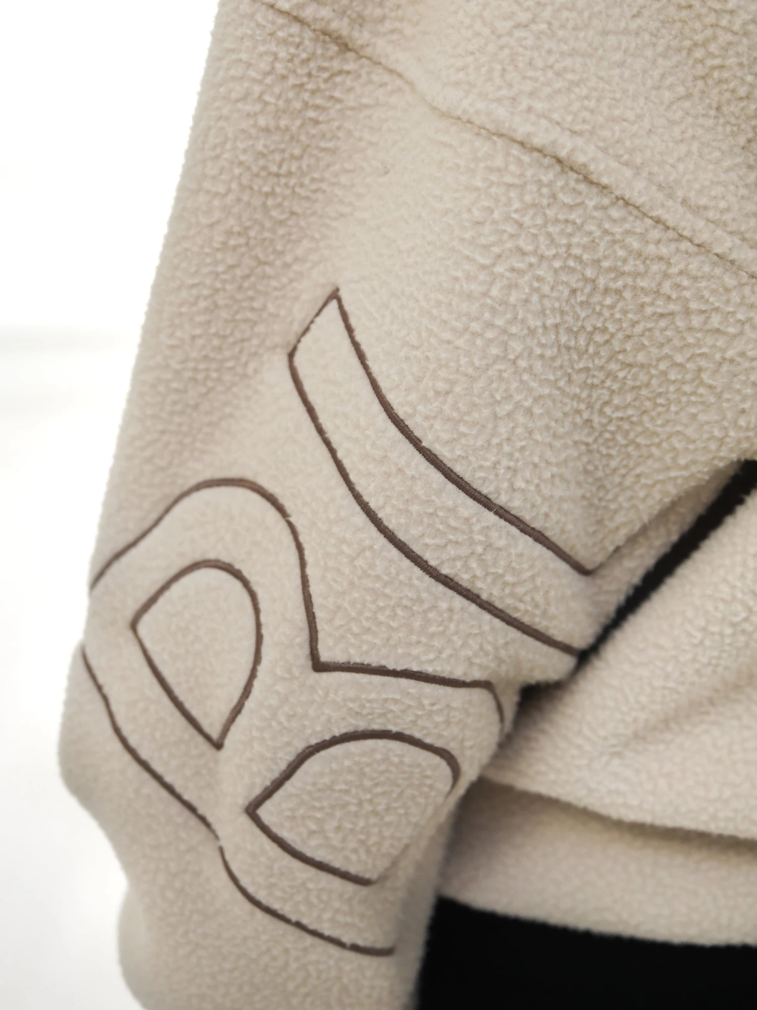 Borg Isabel Oversized Hoodie - Tan 6 Borg Isabel Oversized Hoodie - Tan - Image 4