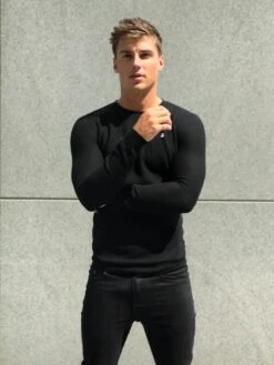 Mason Knit Jumper - Black -Cheap Clothing Store 2041ABlack01D