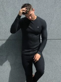 Mason Knit Jumper - Charcoal -Cheap Clothing Store 2041ACharcoal02D