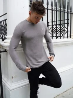 Mason Knit Jumper - Grey -Cheap Clothing Store 2041GreyD 4