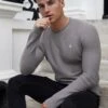 Mason Knit Jumper - Grey 2 Mason Knit Jumper - Grey -Cheap Clothing Store 2041MasonGreyLead