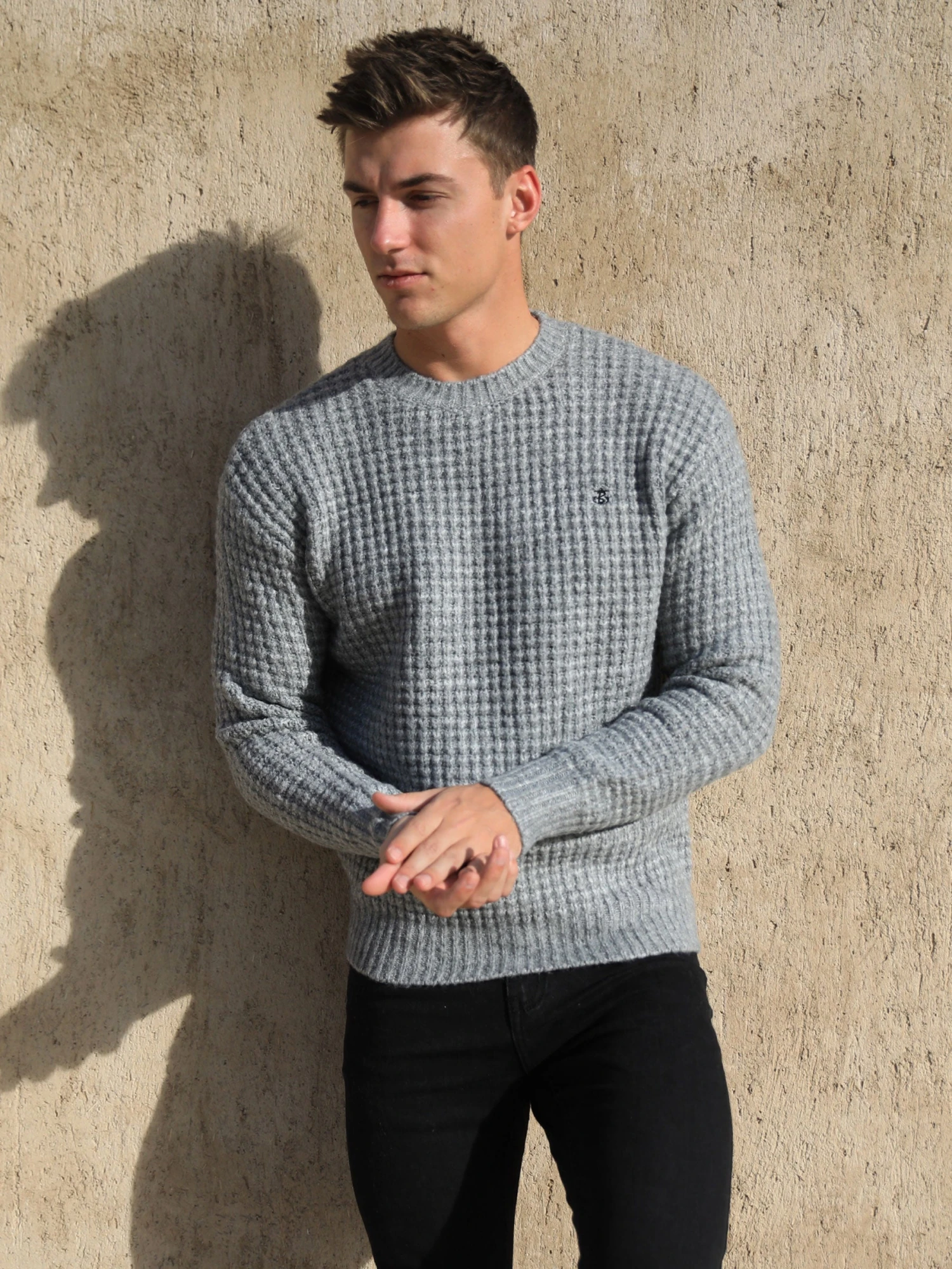 Burford Knit Jumper - Grey 3 Burford Knit Jumper - Grey