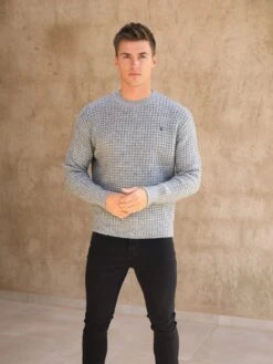 Burford Knit Jumper - Grey 11 Burford Knit Jumper - Grey -Cheap Clothing Store 2075Grey 04D