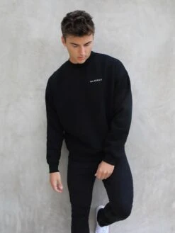 Series Relaxed Jumper - Black -Cheap Clothing Store 216AMBlack 06D