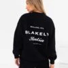 Italia Oversized Jumper - Black 1 Italia Oversized Jumper - Black -Cheap Clothing Store 216BWBLACK LEADD