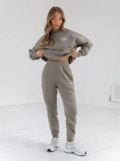 Italia Oversized Jumper - Stone Grey -Cheap Clothing Store 216BWGrey 02D