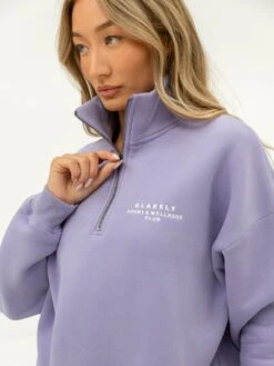 Ultimate 1/4 Zip Jumper - Lilac -Cheap Clothing Store 218GLILAC04
