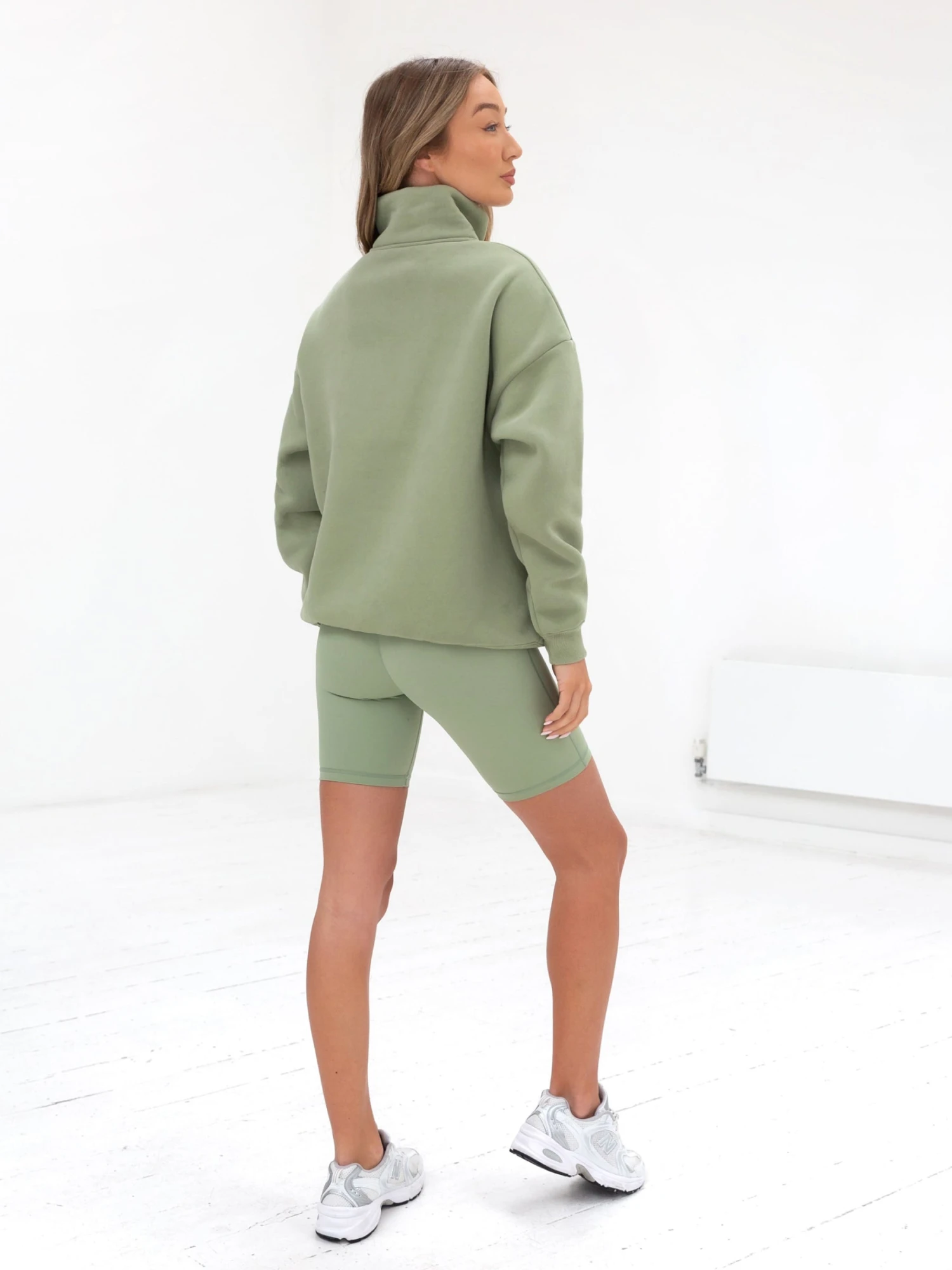 Ultimate 1/4 Zip Jumper - Pistachio 6 Ultimate 1/4 Zip Jumper - Pistachio - Image 4